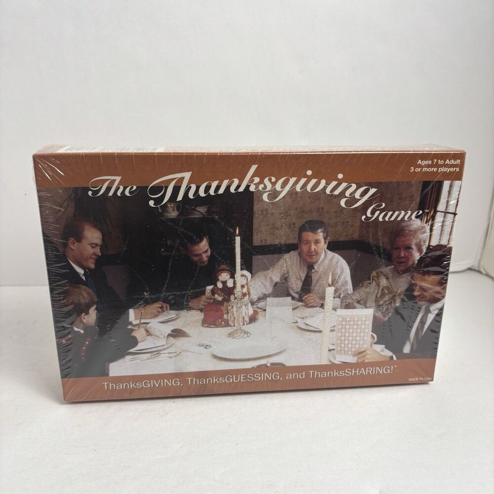 The Thanksgiving Game  ThanksGiving,ThanksGuessing, ThanksSharing NEW sealed
